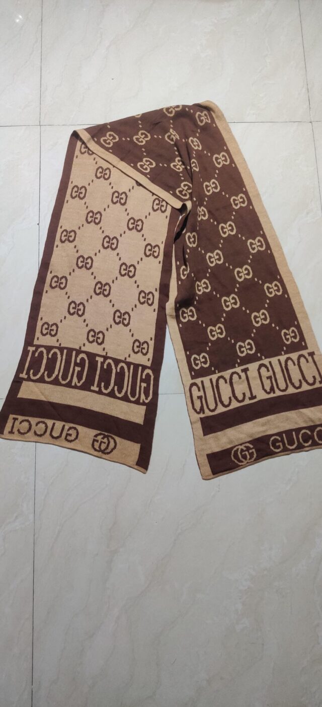 Authentic Gucci Scarf Fully Stritch Cloth