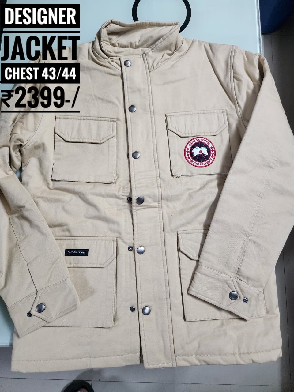 Authentic Canada goose
Chest 43/44
₹2399-/