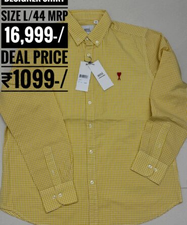 Authentic ami paris
Size L/44
Mrp 16,999-/
Deal price ₹1099-/