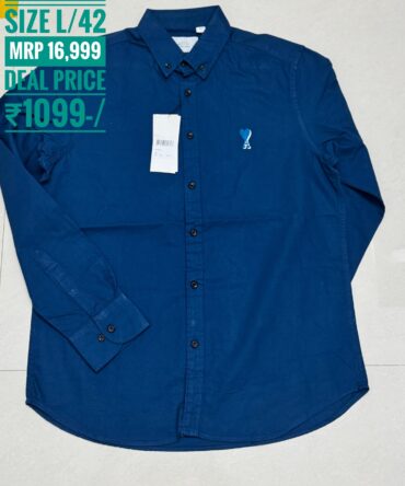 Authentic ami paris
Size L/42
Mrp 16,999
Deal price ₹1099-/