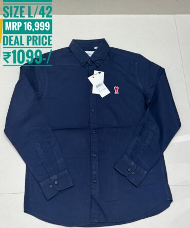 Authentic ami paris
Size L/42
Mrp 16,999
Deal price ₹1099-/