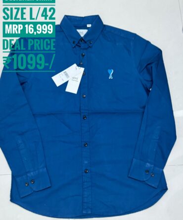 Authentic ami paris
Size L/42
Mrp 16,999
Deal price ₹1099-/