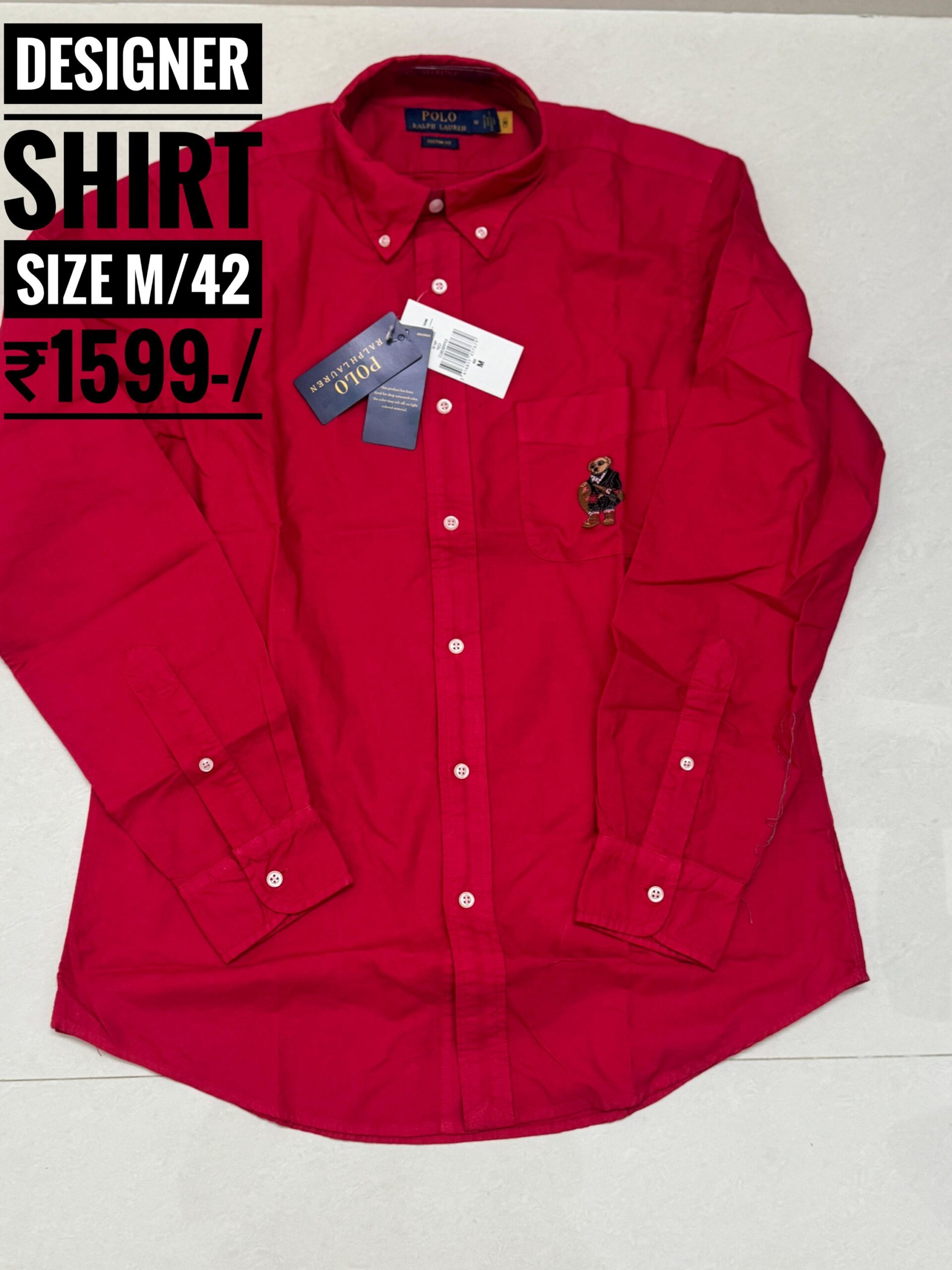 Authentic Ralph lauren teddy
Size m/42
₹1599-/