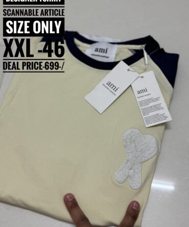 Authentic ami paris
Scannable article
Size only
Xxl -46
Deal price-699-/