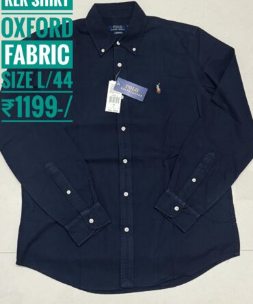 Authentic Ralph lauren
Oxford fabric
Size L/44
₹1199-/