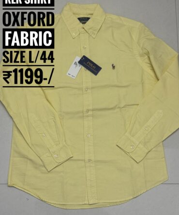 Authentic Ralph lauren
Oxford fabric
Size L/44
₹1199-/