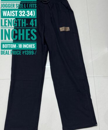 Authentic Armani exchange
Cotton Summers jogger
Size L ( fits waist 32-34)
Length- 41 inches
Bottom - 18 inches
Deal price ₹1399-/