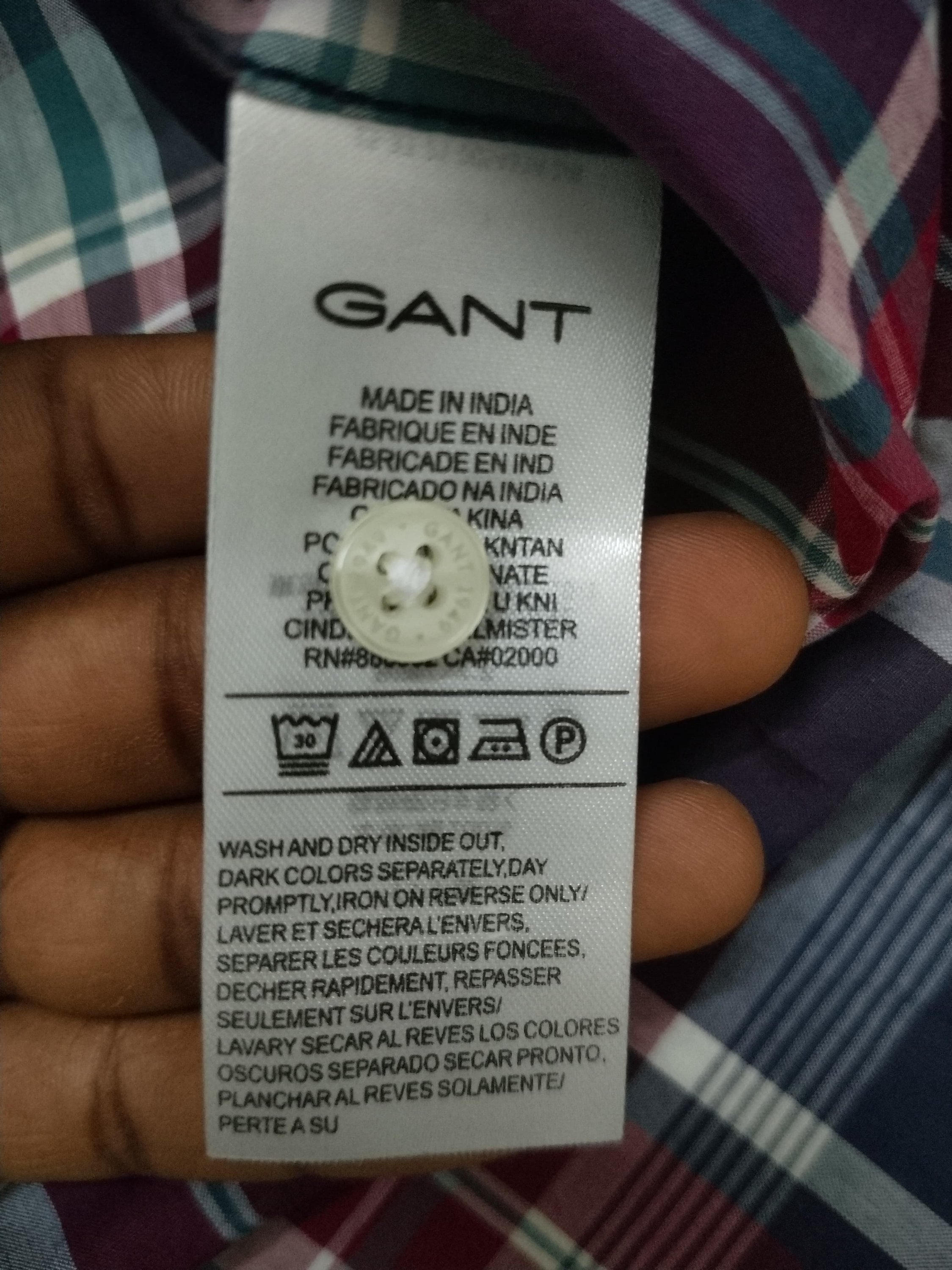 Gant shirt
Size m/39
₹599-/ - Image 3