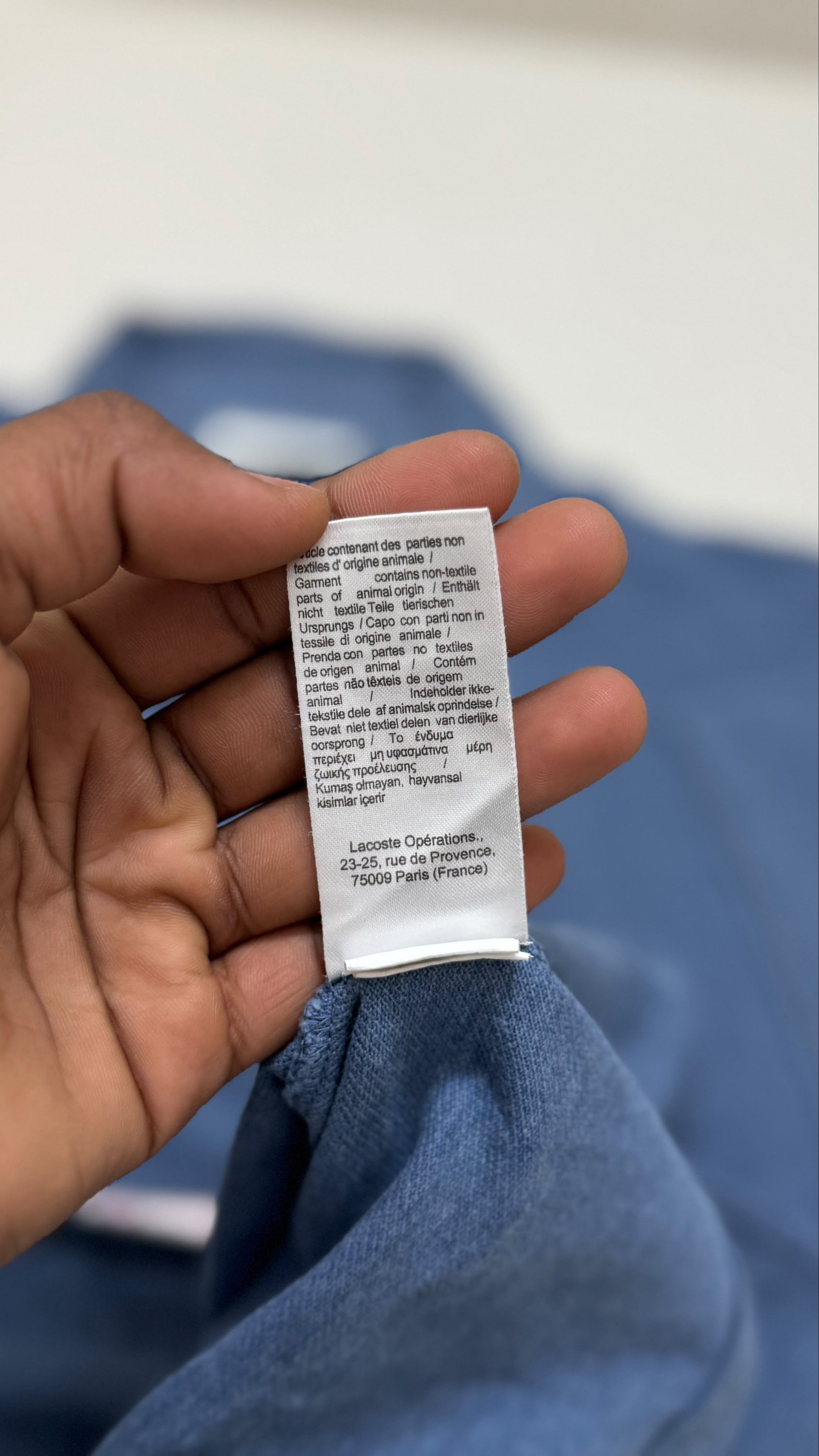 Lacoste t shirt
Size L/44
₹999-/ - Image 2