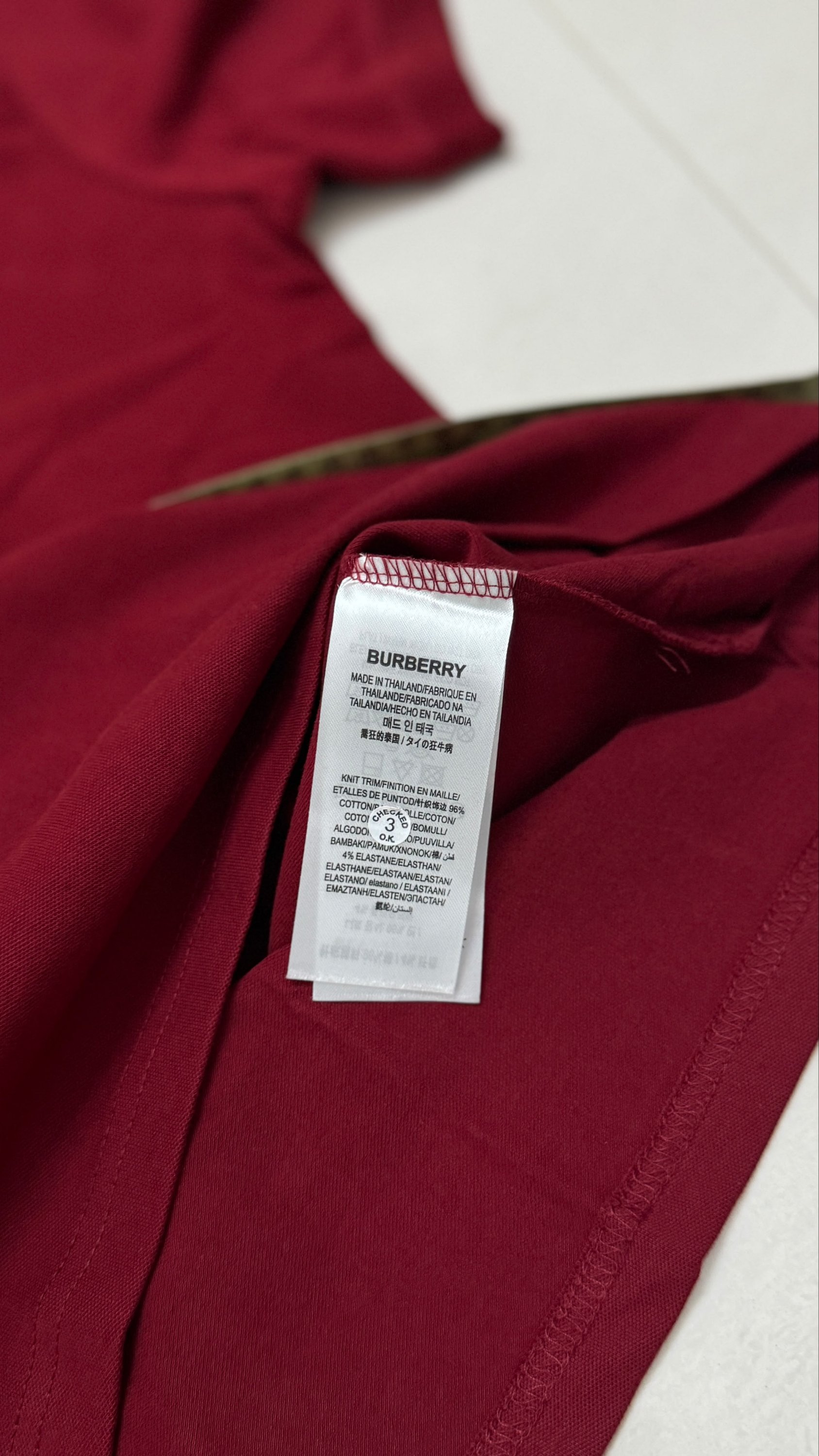 Burberry t shirt
Size xL (chest 42-44)
Made in Thailand
₹899-/ - Image 2